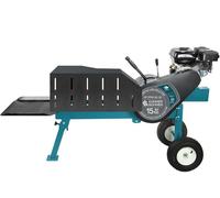Fendeuse de bûches à essence type cinétique KS 15TKG 52/35. Puissance 6,5 CV, max. force de fendage 15 tonnes, max. longueur bûche 520 mm, max. diamètre bûche 350 mm, temps de fendage 2 secondes.