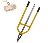 Fendeuse à bois manuelle - Outil de fendage de bûches robuste et efficace pour bois de chauffage, idéal pour feu de camp, cheminée et utilisation en extérieur