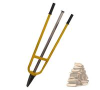 Fendeuse à bois manuelle, outil portable robuste pour fendre le bois de chauffage en quelques secondes, idéal pour cheminée, feu de camp et utilisation en extérieur