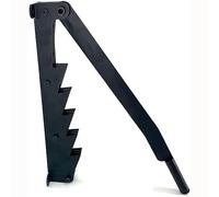 Fendeuse à bûches Murale Robuste en Acier au Carbone - Outil Manuel de fendage de Bois Haute Performance - Vis de Fixation incluses - Noir