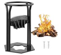 Fendeuse Bois Manuelle Rapide de Bûches Outil de Séparation Manuel Fendeur Intégrale Fendage Bois Acier à Haute Résistance Stable Pour le Camping Maison Extérieur 32x20cm