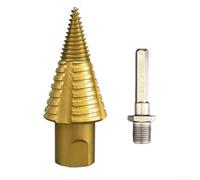 Fendeuse de bois de chauffage à changement rapide compatible avec les perceuses SDS et à tige carrée, tige amovible pour un traitement efficace du bois humide et sec (tige hexagonale)