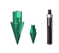 Fendeuse de bois de chauffage à dégagement rapide compatible avec les marteaux perforateurs à tige SDS Max, tige amovible pour un flux de travail ininterrompu de fendage du bois sec et une efficacité