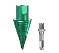 Fendeuse de bois de chauffage compatible avec les perceuses SDS et à tige carrée, design amovible à changement rapide pour un fendage rapide et lisse du bois (carré)
