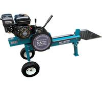 Fendeuse de bûches à essence type cinétique KS 15TKG 52/35. Puissance 6,5 CV, max. force de fendage 15 tonnes, max. longueur bûche 520 mm, max. diamètre bûche 350 mm, temps de fendage 2 secondes.