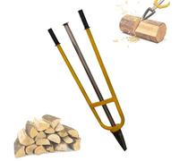 Fendeuse de bûches Manuelle Robuste - Une fendeuse de bûches portative à inertie avec Une Barre et Une poignée Lisses pour Un fendage Rapide du Bois - Convient aux cheminées et aux Feux de c