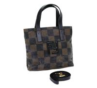 Fendi Vintage, Femme, Pre-owned, Brun, Taille: ONE Size Pre-owned Toile sacs-main