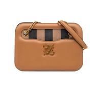 Fendi Vintage, Femme, Pre-owned, Brun, Taille: ONE Size Sac à Bandoulière en Cuir de Première Main
