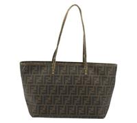 Fendi Vintage - Pre-owned Vintage Plastic Tote Bag - Femme - Pre-owned - Brun - Taille: ONE Size