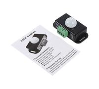 Fendysey Commutateur de lumière de capteur de Mouvement, commutateur de détecteur de Mouvement de sécurité Automatique réglable DC 12V / 24V, pour Module de capteur de Lampe à Incandescence à