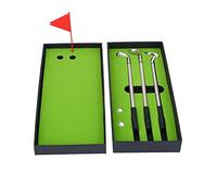 Fendysey Ensemble de Stylo à Bille de Golf Mini Stylo à Bille, Ensemble de stylos de Bureau, Gadgets de Bureau, Jeux de Mini-Bureau, décorations de Papeterie pour Cadeau d'affaires de Bureau pour la