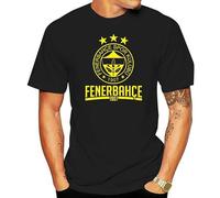 Fenerbahce SK Turkey Purplish Blue T-T-Shirts à Manches Courtes Canary Fan T T-Shirts à Manches Courtes Camiseta Istanbul Jeremain Lens Robin Van Persie Moussa Sow Club(Small)