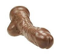 FENERGY SHOP XXL Gode géant Goliath (25cm de long & 1kg de poids), noir pénis avec gland, veines, testicules et ventouse, pour femmes et hommes 1.0 unité