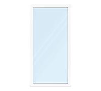 Fenêtre 100x200 cm, blanc, profilé en pvc aluplast IDEAL 4000, 1 vantail vitrage fixe, 1000x2000 mm, configuration personnalisée