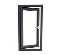 Fenêtre À Battants Tournante, avec Cadre en Aluminium, fenêtres de grange avec verre et moustiquaire, pour garage, maisonnette, décoration de pièce(55x110cm/22x43in)
