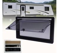 Fenêtre à Charnières Fenêtre De Camping-Car Fenêtre Pliante pour Camping-Car Fenêtre Pliante pour Camping-Car avec Volet Roulant Intégré Et Moustiquaire, 500 * 500mm