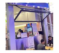 Fenêtre À Ouverture Vers Le Bas, Fenêtre Coulissante Et Pliante En Alliage D'aluminium Avec Ouverture À 85°, Fenêtres À Levage Et Positionnement Libre(Zwart,WxH22x24in/56x61cm)