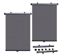 Fenêtre à rouleaux de voiture Sundi Sun - Bloqueur de soleil de véhicule rétractable, rideaux intérieurs automatiques, facile à installer pour les voitures de voyage | Protection UV de sécurité delb