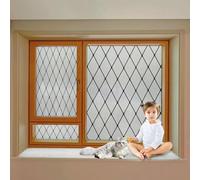 Fenetre Anti Regard Film 120 x 460 cm Protection Thermique, Protection Solaire, Depoli Film Occultant Films pour Fenêtre pour Salle de Bain Cuisine Chambre, Grille