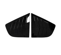Fenêtre Arrière Aile Aileron Pour Ajustement Pour Jazz 2009 2010 2011 2012 2013 ABS Plastique Fenêtre Arrière Quart Persienne Couvercle Côté Évent Garniture Adhésif(Carbon Look)