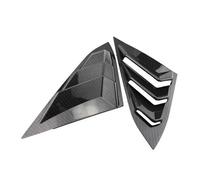 Fenêtre Arrière Aile Aileron Pour Civic10th Gen Berline 2016-2021 Paire 2 Pièces Noir Brillant Persiennes Fenêtre Latérale Arrière Volet Aveugle(Carbon Fiber Look)