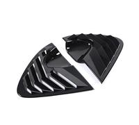 Fenêtre Arrière Aile Aileron Pour SEAT Pour Leon Pour MK2 2008-2012 ABS Fenêtre Arrière Triangle Volet Extérieur Décoration Accessoires Modifiés(Black)