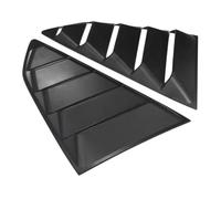 Fenêtre Arrière Côté Aileron Aile Pour Chevy Pour Camaro 2016 2017 2018 Becquet Persiennes Quater Garniture Couvercle Volet Fenêtre Arrière Voiture 2 Pièces(Matte Black)