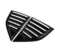 Fenêtre Arrière Côté Aileron Aile Pour Dodge Pour Challenger 2015 2016 2017 2018-2022 Couvercle Volet Fenêtre Arrière, Garniture Ventilation Latérale Couverture Pare-brise(Gloss Black)