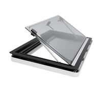 Fenêtre basculante pour camping-car avec moustiquaire et store intégré, 900 x 500 mm, fermeture éclair, fenêtre latérale extérieure, fenêtre latérale E13, pour caravane, fourgon, bâton UE