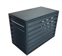 Fenêtre Climatiseur Clôture Écran Unité De Condensation Couvercle De Protection Intimité Extérieure en Aluminium Couvercles De Climatisation Autoportant Persiennes Séparateur D’Espace