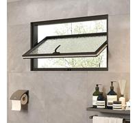 FenêTre Coulissante À Battant Pivotante 360°,hublots En Alliage D'aluminium Et Verre Trempé Rayé,fenêtre Décorative De Ventilation Avec Poignée,Pour Cuisine, Chambre, Salon
