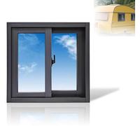Fenêtre coulissante de rechange en aluminium pour sous-sols et petites structures, durable et facile à installer