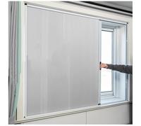 Fenêtre coulissante en aluminium Fenêtre horizontale avec panneaux occultants, Portes pliantes en accordéon, Aucun perçage nécessaire(900x1350mm)