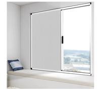 Fenêtre coulissante en aluminium Stores et rideaux Panneaux de fenêtre pliants pour plus d'intimité, stores à rails, Installation sans perçage(750x1000mm)