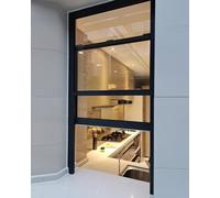 Fenêtre coulissante en verre trempé avec écran pour intérieur et extérieur, remplacement pour maisons, poulaillers et abris de jardin