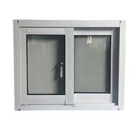 Fenêtre Coulissante Horizontale, Petite Fenêtres de Sous Sol avec Vitrage Epais de 4mm, Verrou en Alliage et Trous de Drainage, Idéale pour Abri de Jardin, Salle de Bain(60x80cm/24x31in)