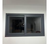 Fenêtre coulissante horizontale pour abri de jardin avec verre trempé, fenêtre de rechange pour maison, sous-sol pour mobil-home