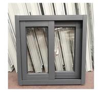 Fenêtre coulissante horizontale transparente pour abri de jardin, salle de bain et garage, double vitrage en verre, 108 x 40 cm, compatible avec poulaillers et maisons de tailles 500 cm disponibles
