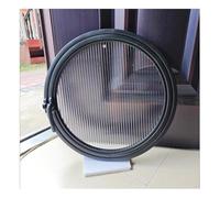 Fenêtre d'abri de jardin à ouverture ronde rotative avec poignée verrouillable pour grenier et salle de bain Fenêtre de rechange durable pour une circulation d'air optimale