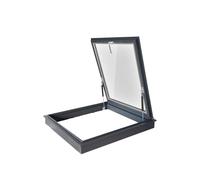 Fenêtre d'accès au toit en alliage d'aluminium pour une utilisation en extérieur avec éclairage idéal pour les caves et vérandas économes en énergie et design.