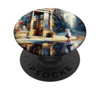 Fenêtre de Boutique Fantasy Girl PopSockets PopGrip Adhésif