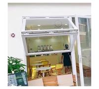 Fenêtre de cabanon en alliage d'aluminium avec conception coulissante supérieure et inférieure pour montage encastré, idéale pour le remplacement de fenêtres de maisons mobiles et les stands