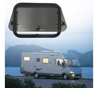 Fenêtre de camping-car avec moustiquaire et pare-soleil, fenêtre de remplacement pour caravane, camping-car, fenêtre externe à bouton-poussoir pour fenêtre de sortie de camping-car 800*400mm