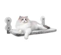 Fenêtre de Chat Perch Polable Cat Fenêtre Hamac 12x20, 5 Pouces Lit avec Couverture de Tissu Double Face PEINTÉ Rust RESTANT Tup Tup, TERMANS Le TRAVAILLEMENT 33 LBCAT