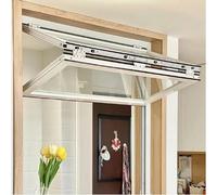 Fenêtre De Concession À Cadre En Aluminium, Fenêtre De Maison En Métal Personnalisable, Support De Service Jusqu'à 85 Degrés, For Cuisine, Salon De Thé Et Fleuriste(24x26in(61x66cm))