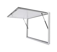 Fenêtre De Concession En Alliage D'aluminium For Food Truck, Support Facile À Installer For Camions De Restauration, Tige De Support Pneumatique(48 x 32IN)