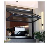 Fenêtre de concession pour camion de nourriture - Fenêtre coulissante en verre avec serrure à poignée, cadre en aluminium et verre trempé, fenêtre de service multifonction