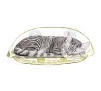Fenêtre de lit à ventouse pour chat - Hamac de siège intérieur, étagère peu encombrante | Perchoir robuste avec support solide pour verre lisse, marbre, surfaces métalliques, chaise longue pour les