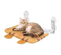 Fenêtre de lit pour chat avec ventouse, hamac pour fenêtre de chat - Hamac avec perche de chat de dessin animé | Étagères pliables de sécurité pour chats dans la construction pour portes en verre
