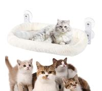 Fenêtre de lit pour chats | Cintres pour fenêtres pour chats qui économisent de l'espace avec ventouses solides, étagères respirantes et chaudes pour chats et animaux domestiques
